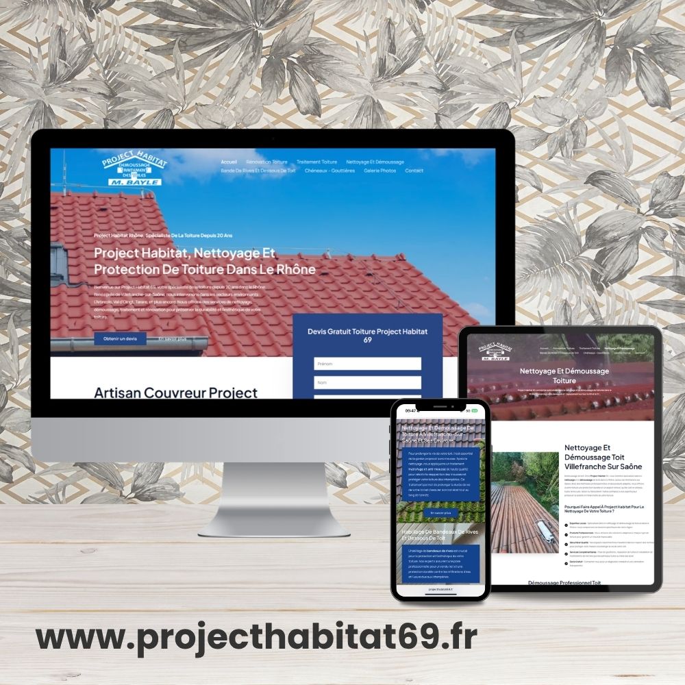 création site web project habitat 69