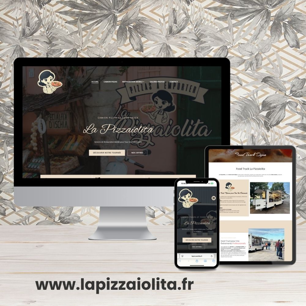 création site web la Pizzaiolita